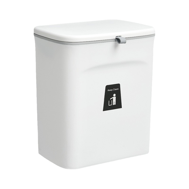 滑盖壁挂式垃圾桶
